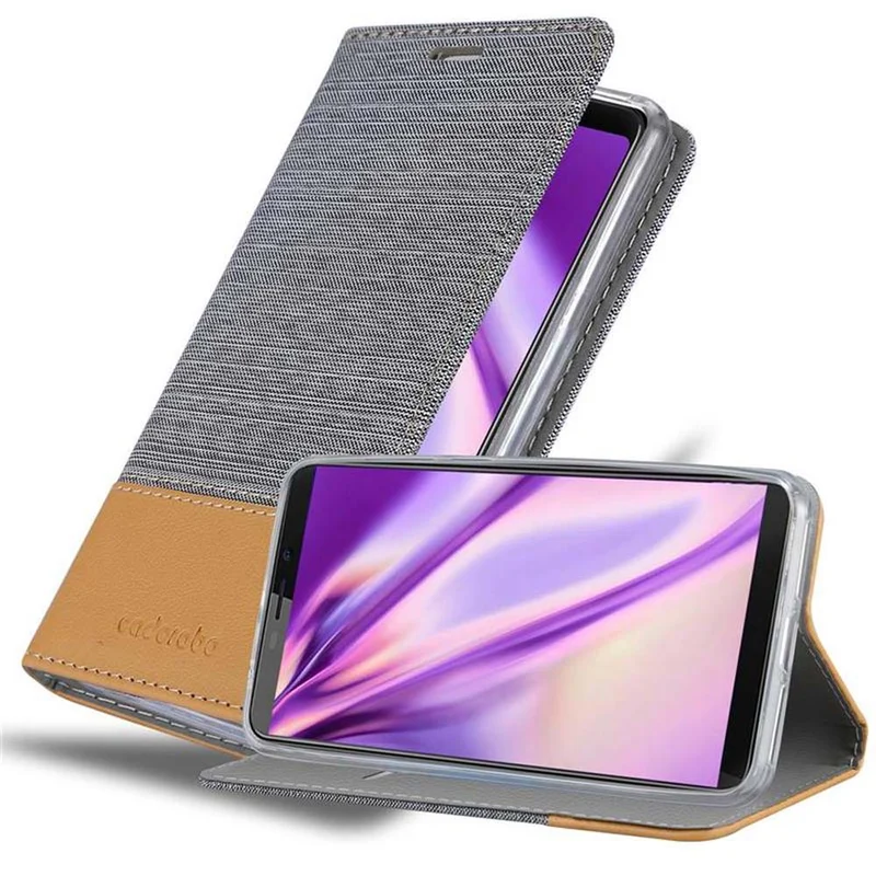 Cadorabo Hülle kompatibel mit Cubot POWER Schutzhülle mit Magnetverschluss, Standfunktion und Kartenfach