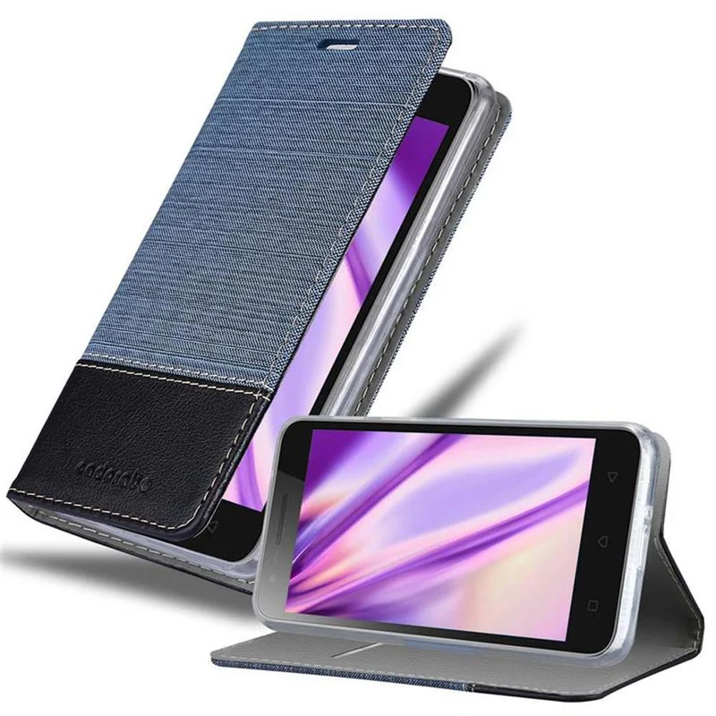 Cadorabo Hülle kompatibel mit Lenovo C2 Schutzhülle mit Magnetverschluss, Standfunktion und Kartenfach