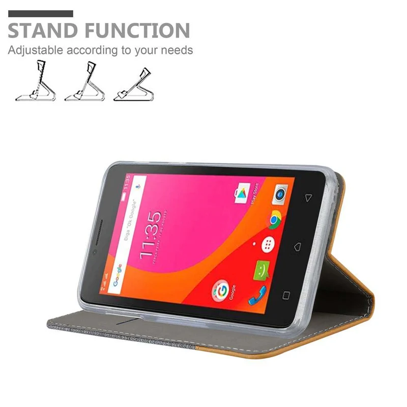 Cadorabo Hülle kompatibel mit Lenovo B Schutzhülle mit Magnetverschluss, Standfunktion und Kartenfach