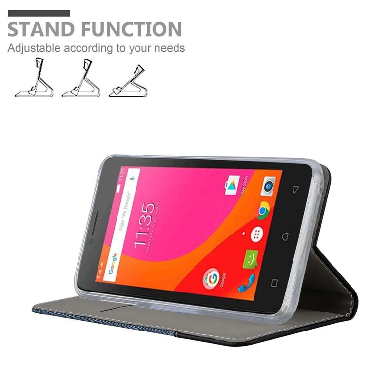 Cadorabo Hülle kompatibel mit Lenovo B Schutzhülle mit Magnetverschluss, Standfunktion und Kartenfach
