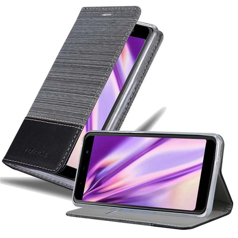 Cadorabo Hülle kompatibel mit WIKO VIEW MAX Schutzhülle mit Magnetverschluss, Standfunktion und Kartenfach