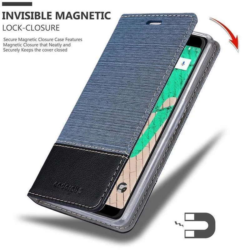 Cadorabo Hülle kompatibel mit WIKO VIEW MAX Schutzhülle mit Magnetverschluss, Standfunktion und Kartenfach