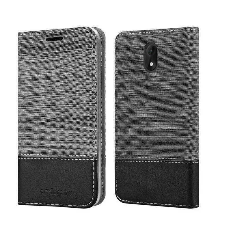 Cadorabo Hülle kompatibel mit WIKO LENNY 5 Schutzhülle mit Magnetverschluss, Standfunktion und Kartenfach