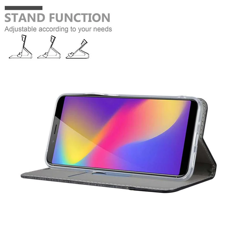 Cadorabo Hülle kompatibel mit ZTE Nubia N3 Schutzhülle mit Magnetverschluss, Standfunktion und Kartenfach