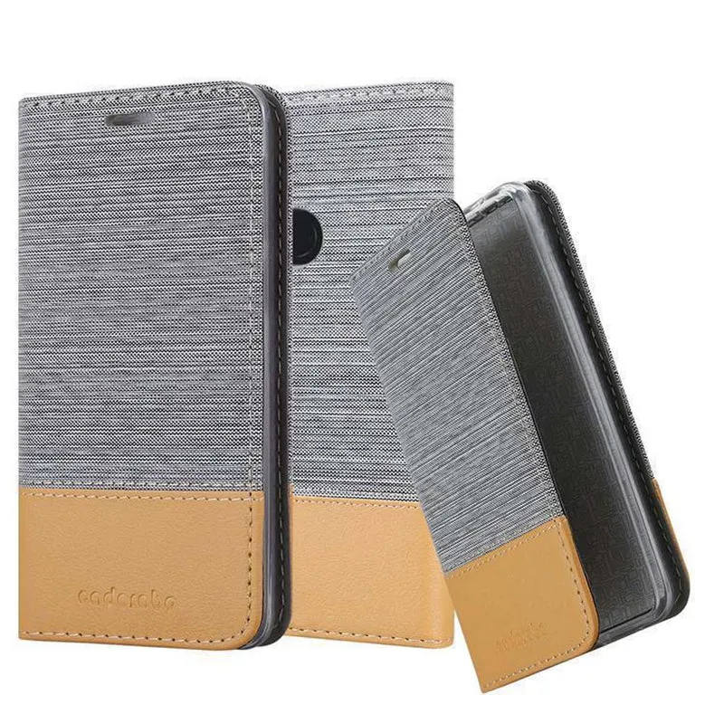 Cadorabo Hülle kompatibel mit Google PIXEL 3 Schutzhülle mit Magnetverschluss, Standfunktion und Kartenfach