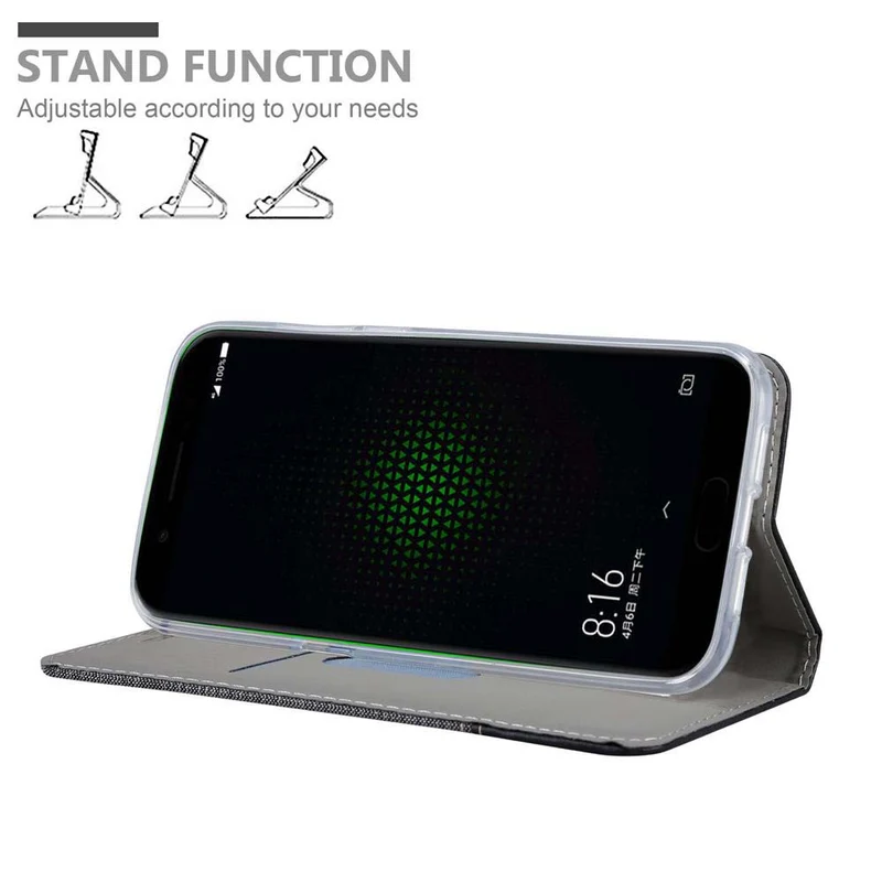 Cadorabo Hülle kompatibel mit Xiaomi BLACK SHARK Schutzhülle mit Magnetverschluss, Standfunktion und Kartenfach