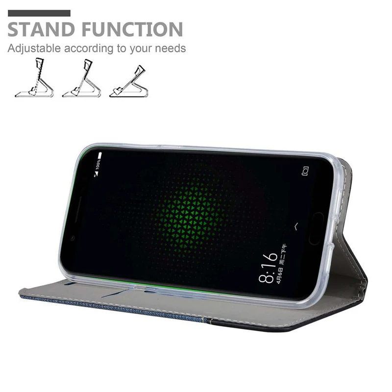 Cadorabo Hülle kompatibel mit Xiaomi BLACK SHARK Schutzhülle mit Magnetverschluss, Standfunktion und Kartenfach