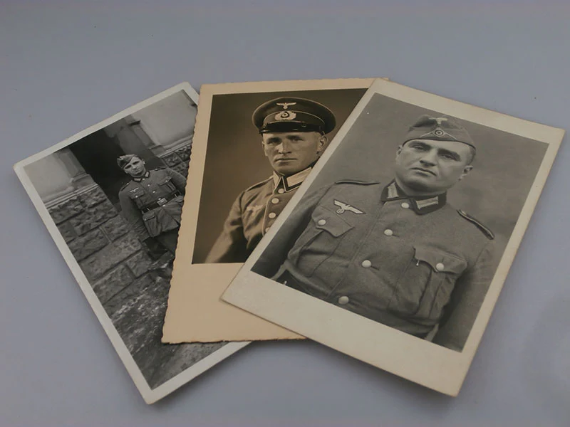 Nr. 3 Studiofoto der Wehrmacht, gleiches Motiv