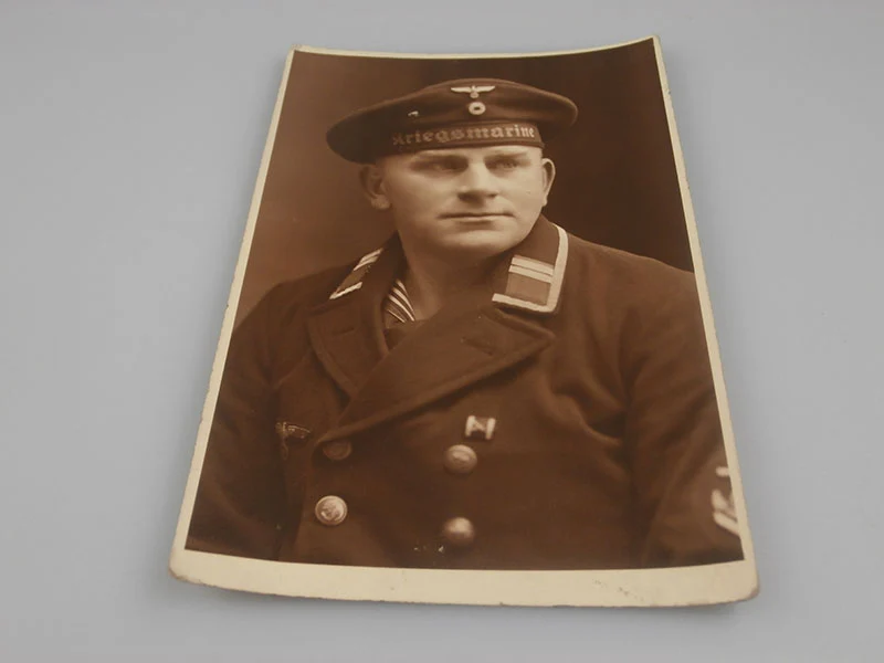 Studiofotopaar der Kriegsmarine