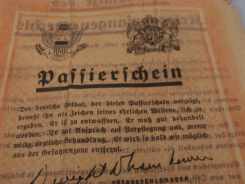 "Freies Geleit". Propaganda-Flyer