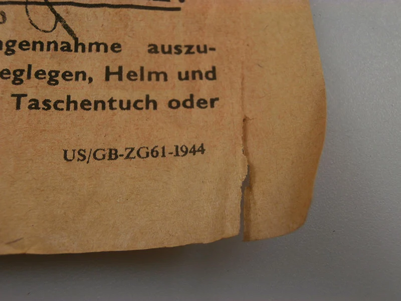 "Freies Geleit". Propaganda-Flyer