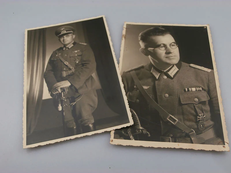 Studiofotopaar der Wehrmacht