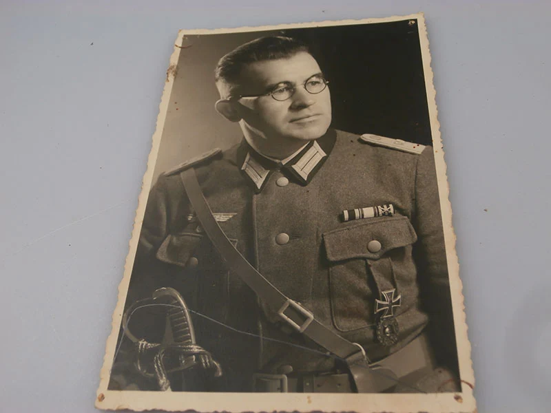 Studiofotopaar der Wehrmacht