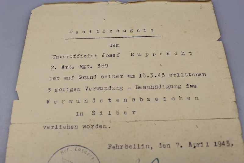 Paarbescheinigungen für Verletzungen XNUMX. und XNUMX. Klasse
