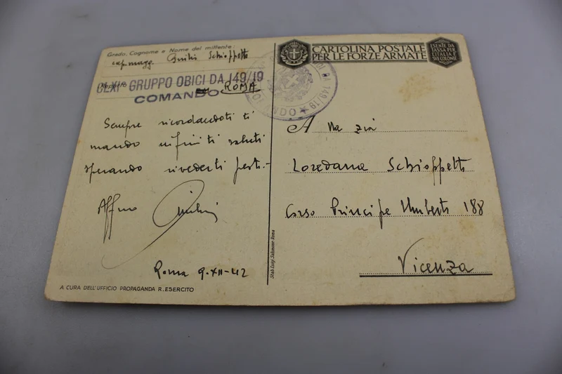 FFAA-Postkarte mit Darstellung von Gibraltar