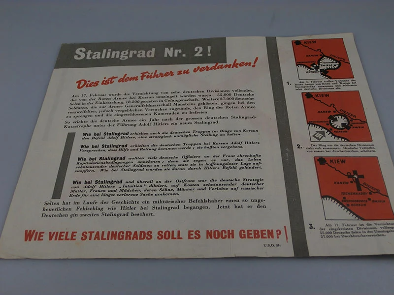 Alliierte Propagandabroschüre