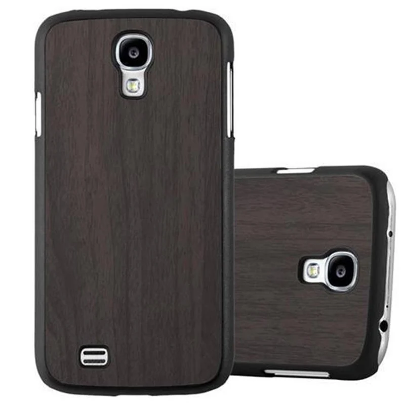 Cadorabo Hülle kompatibel mit Samsung Galaxy S4 Hard Case Schutzhülle in Holz Optik gegen Kratzer und Stöße