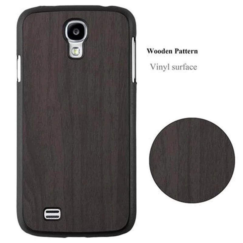 Cadorabo Hülle kompatibel mit Samsung Galaxy S4 Hard Case Schutzhülle in Holz Optik gegen Kratzer und Stöße