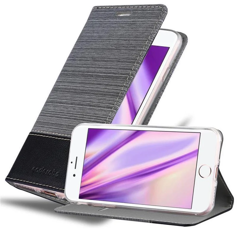 Cadorabo Hülle kompatibel mit Apple iPhone 7 / 7S / 8 / SE 2020 Schutzhülle mit Magnetverschluss, Standfunktion und Kartenfach
