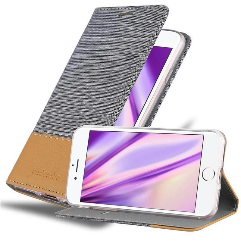 Cadorabo Hülle kompatibel mit Apple iPhone 7 / 7S / 8 / SE 2020 Schutzhülle mit Magnetverschluss, Standfunktion und Kartenfach