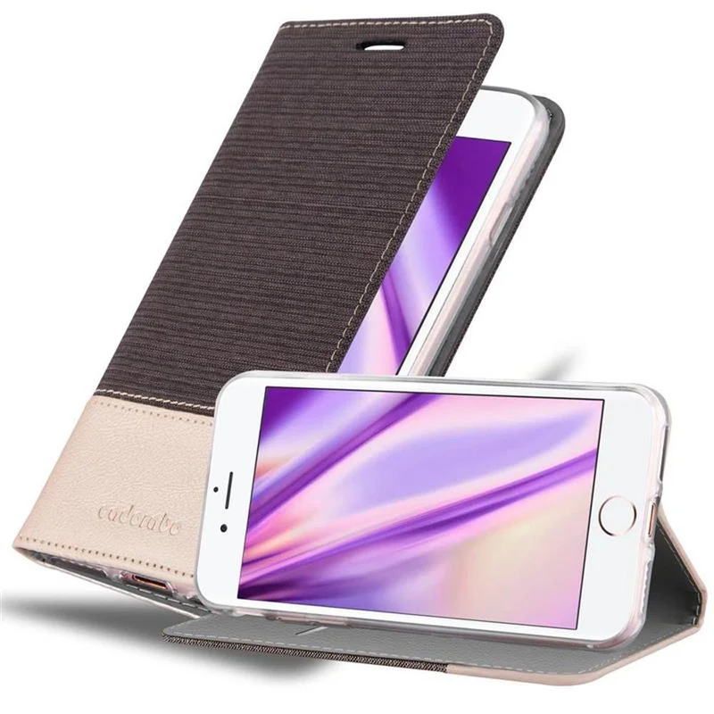 Cadorabo Hülle kompatibel mit Apple iPhone 7 / 7S / 8 / SE 2020 Schutzhülle mit Magnetverschluss, Standfunktion und Kartenfach