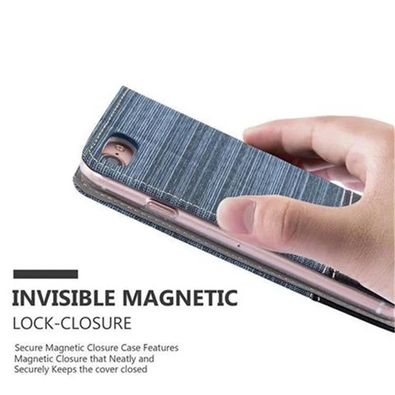 Cadorabo Hülle kompatibel mit Apple iPhone 7 / 7S / 8 / SE 2020 Schutzhülle mit Magnetverschluss, Standfunktion und Kartenfach