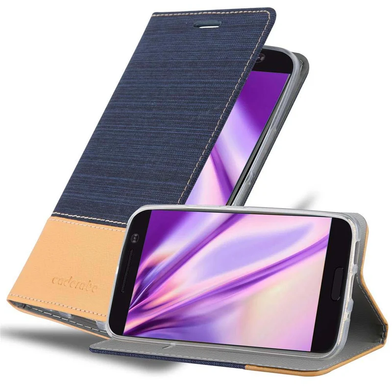 Cadorabo Hülle kompatibel mit HTC ONE M10 Schutzhülle mit Magnetverschluss, Standfunktion und Kartenfach