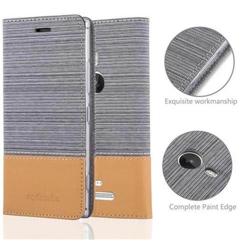 Cadorabo Hülle kompatibel mit Nokia Lumia 925 Schutzhülle mit Magnetverschluss, Standfunktion und Kartenfach