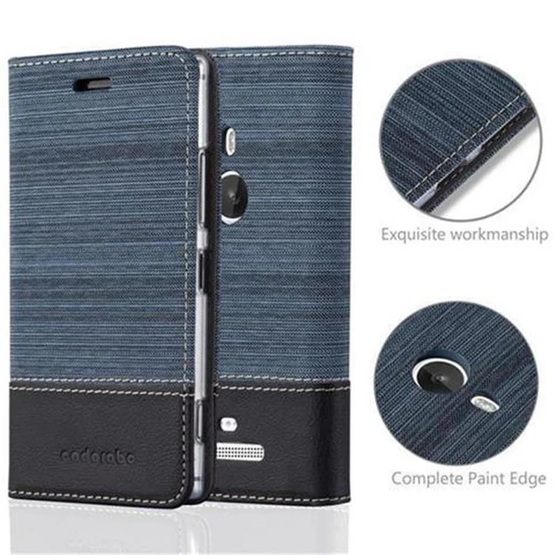 Cadorabo Hülle kompatibel mit Nokia Lumia 925 Schutzhülle mit Magnetverschluss, Standfunktion und Kartenfach