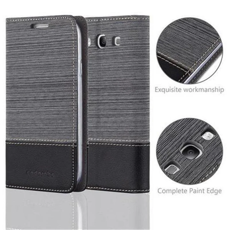 Cadorabo Hülle kompatibel mit Samsung Galaxy S3 / S3 NEO Schutzhülle mit Magnetverschluss, Standfunktion und Kartenfach