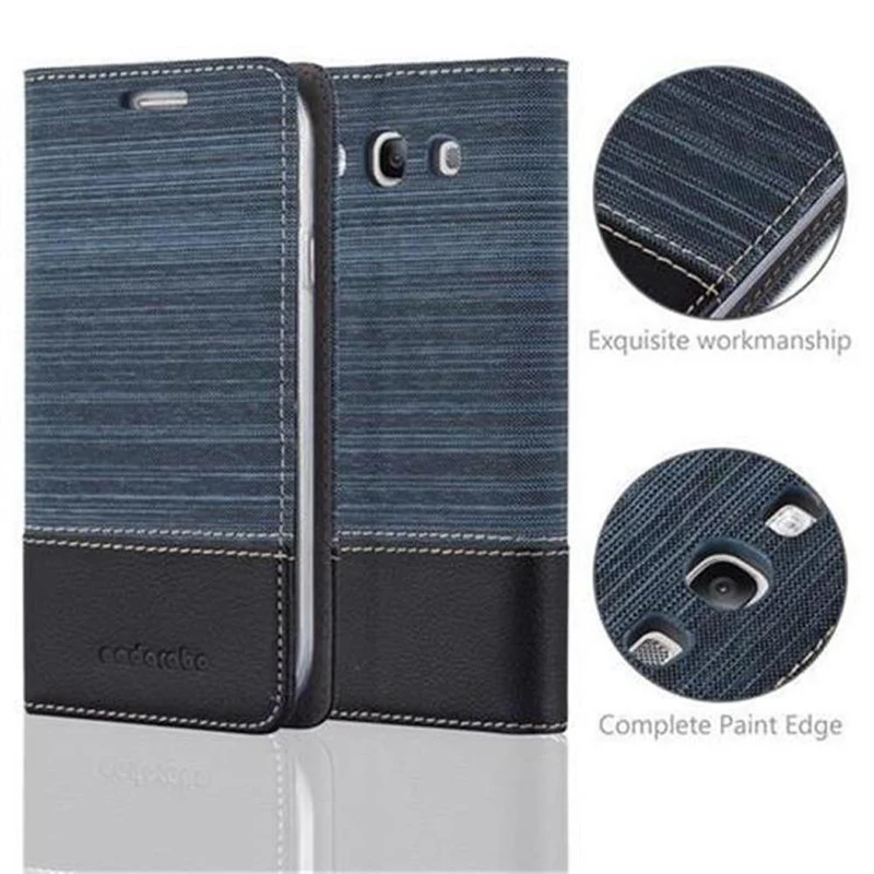 Cadorabo Hülle kompatibel mit Samsung Galaxy S3 / S3 NEO Schutzhülle mit Magnetverschluss, Standfunktion und Kartenfach