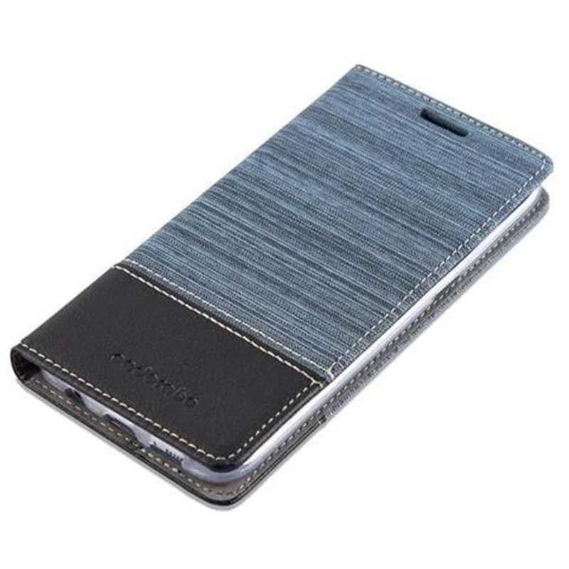 Cadorabo Hülle kompatibel mit Samsung Galaxy S7 EDGE Schutzhülle mit Magnetverschluss, Standfunktion und Kartenfach