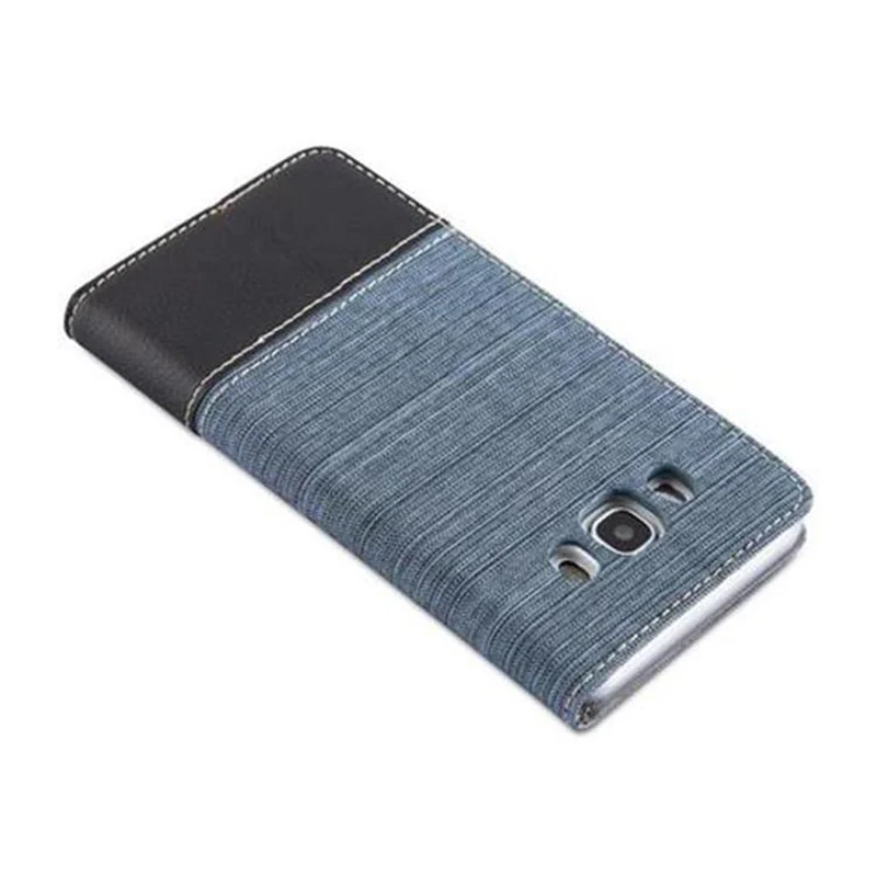 Cadorabo Hülle kompatibel mit Samsung Galaxy J5 2016 Schutzhülle mit Magnetverschluss, Standfunktion und Kartenfach