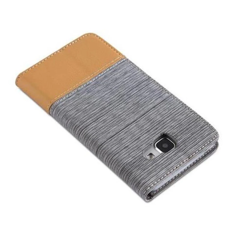 Cadorabo Hülle kompatibel mit Samsung Galaxy A5 2016 Schutzhülle mit Magnetverschluss, Standfunktion und Kartenfach