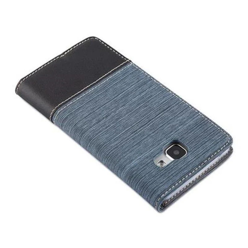 Cadorabo Hülle kompatibel mit Samsung Galaxy A5 2016 Schutzhülle mit Magnetverschluss, Standfunktion und Kartenfach