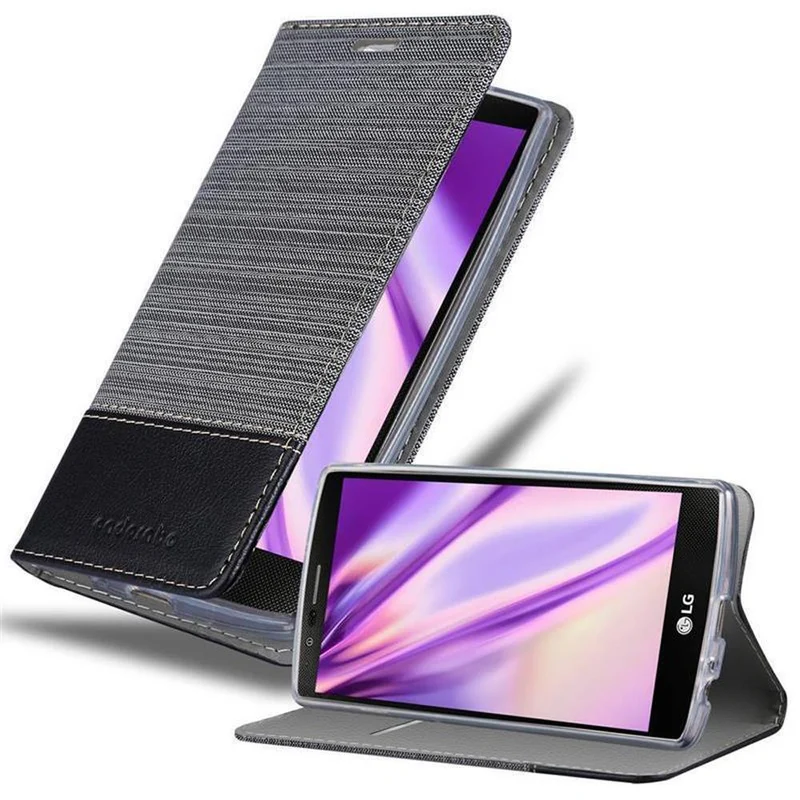 Cadorabo Hülle kompatibel mit LG G4 / G4 PLUS Schutzhülle mit Magnetverschluss, Standfunktion und Kartenfach