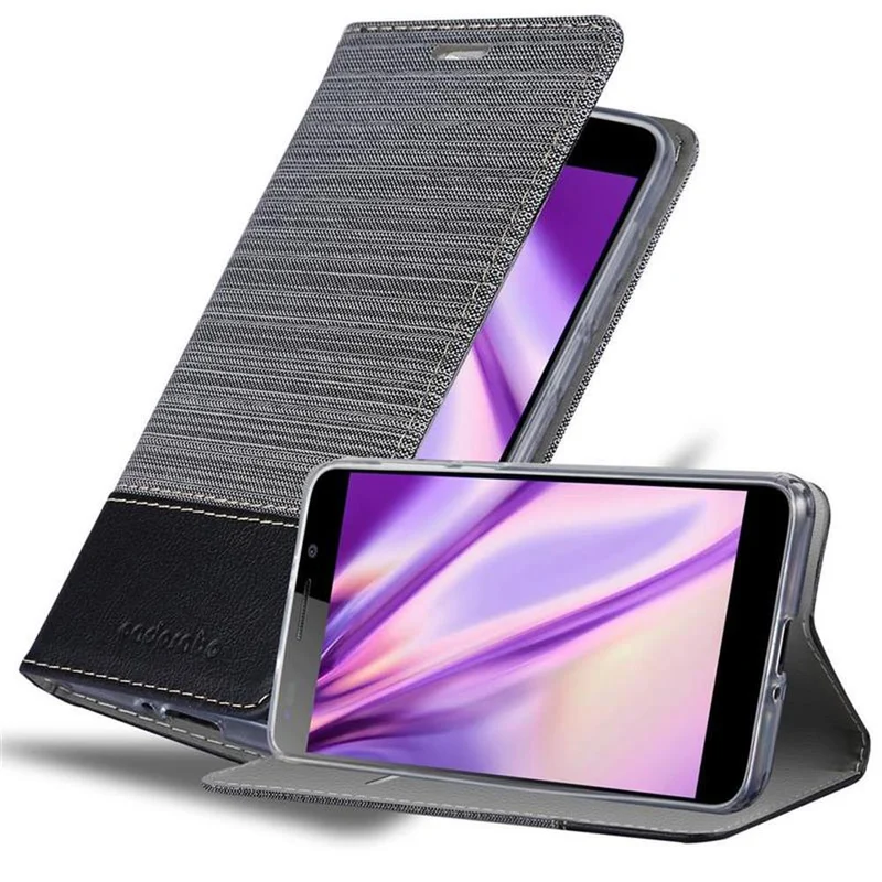 Cadorabo Hülle kompatibel mit Honor 6 Schutzhülle mit Magnetverschluss, Standfunktion und Kartenfach