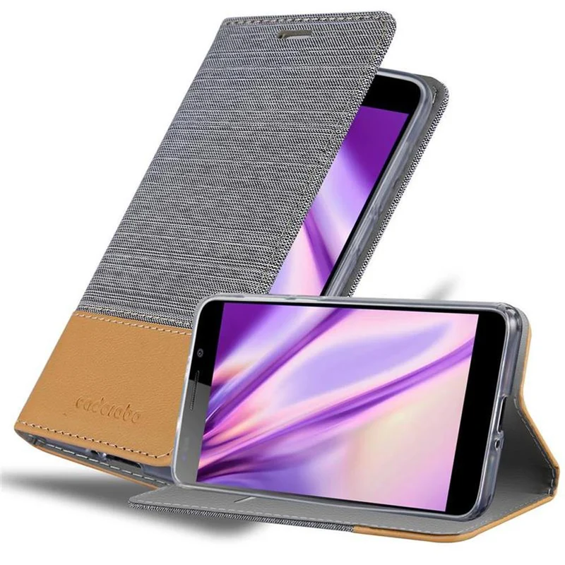 Cadorabo Hülle kompatibel mit Honor 6 Schutzhülle mit Magnetverschluss, Standfunktion und Kartenfach