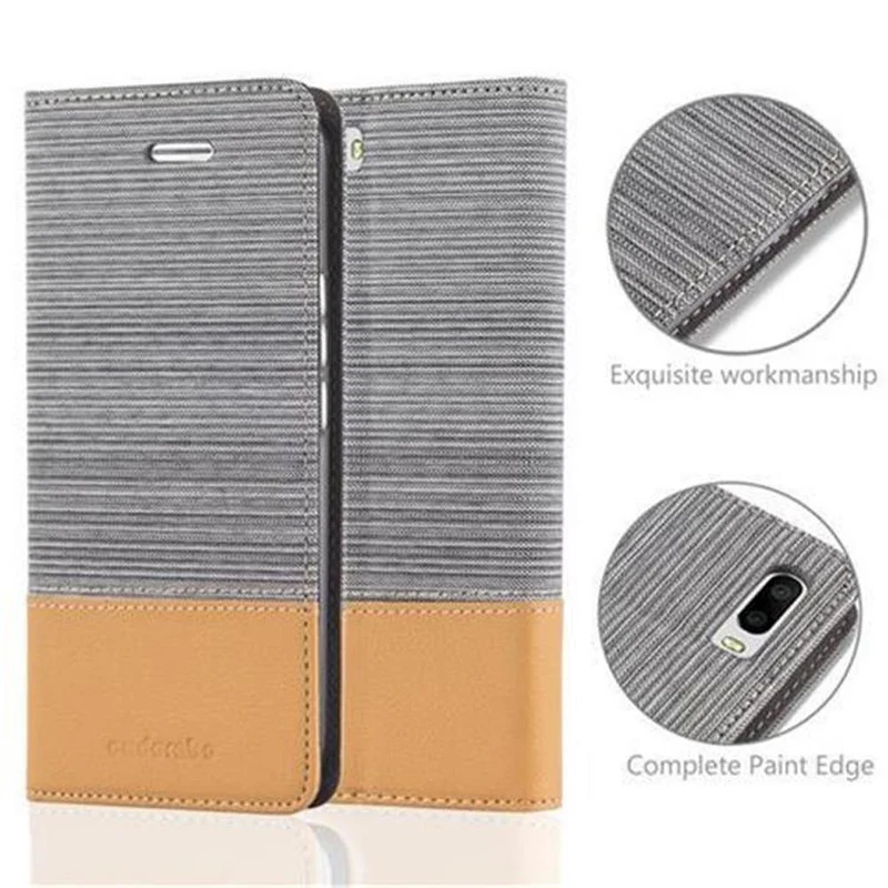 Cadorabo Hülle kompatibel mit Honor 6 Schutzhülle mit Magnetverschluss, Standfunktion und Kartenfach