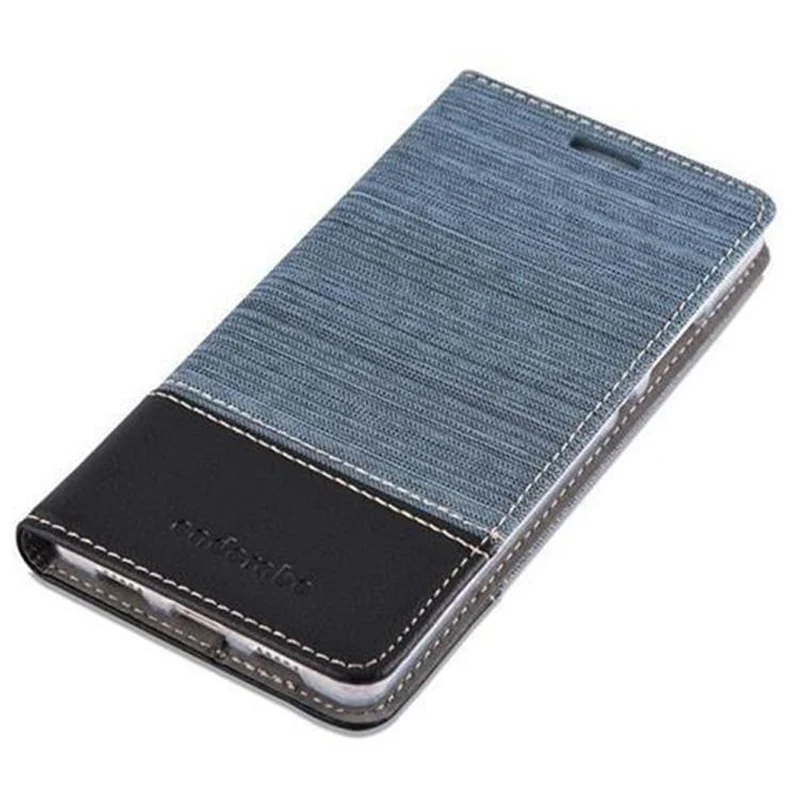 Cadorabo Hülle kompatibel mit Huawei P8 LITE 2015 Schutzhülle mit Magnetverschluss, Standfunktion und Kartenfach