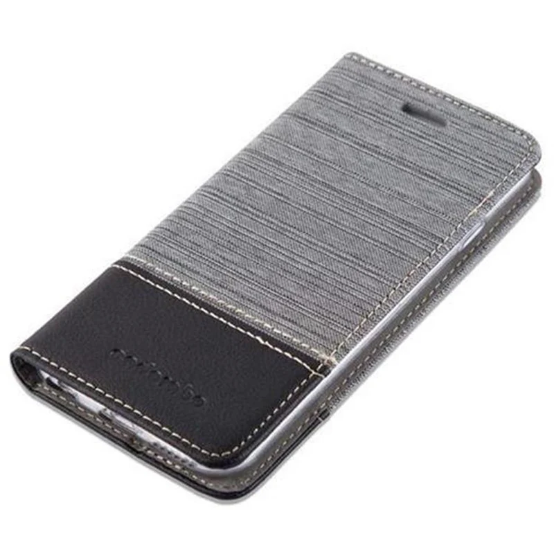 Cadorabo Hülle kompatibel mit Apple iPhone 6 / 6S Schutzhülle mit Magnetverschluss, Standfunktion und Kartenfach