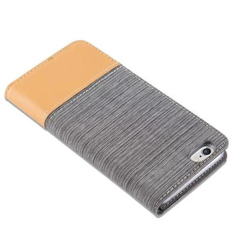 Cadorabo Hülle kompatibel mit Apple iPhone 6 / 6S Schutzhülle mit Magnetverschluss, Standfunktion und Kartenfach
