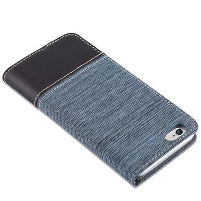 Cadorabo Hülle kompatibel mit Apple iPhone 6 / 6S Schutzhülle mit Magnetverschluss, Standfunktion und Kartenfach