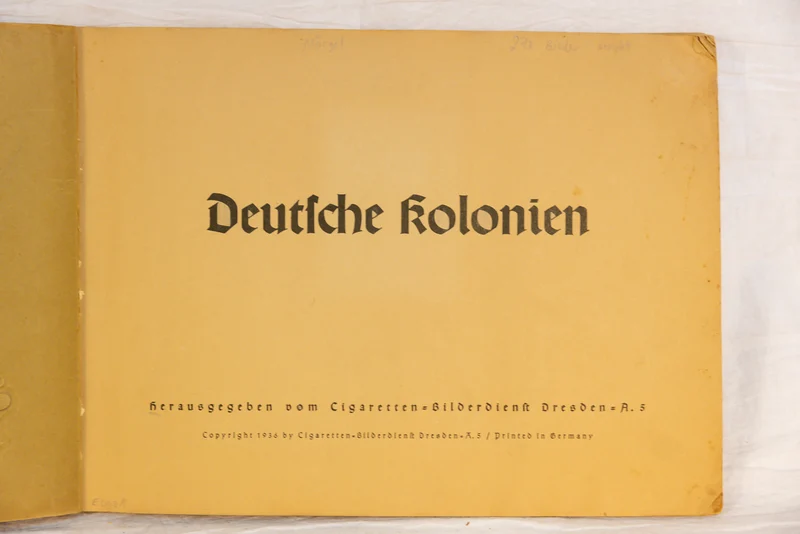 "Deutsche Kolonien" Stickeralbum 1936