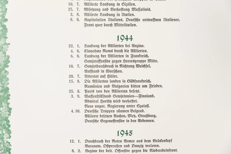 Mappe mit Urkunde