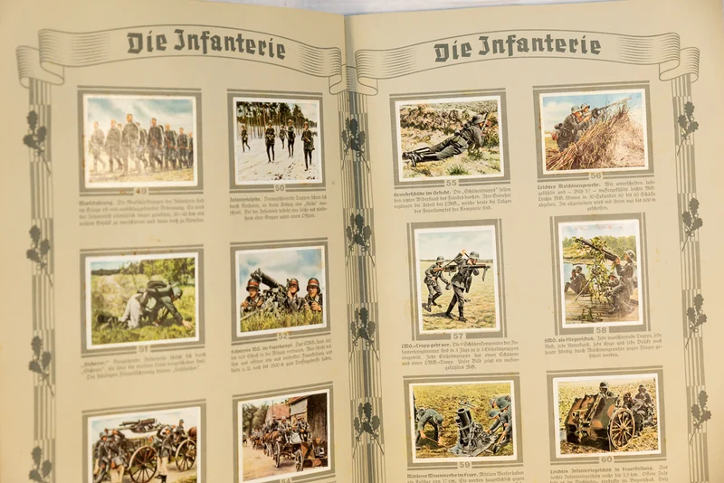 Aufkleberalbum "Die Deutsche Wehrmacht".