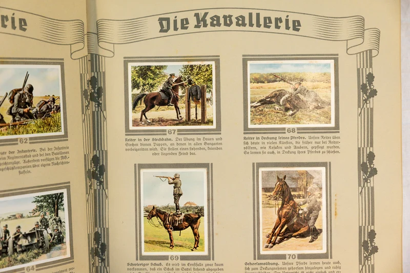 Aufkleberalbum "Die Deutsche Wehrmacht".
