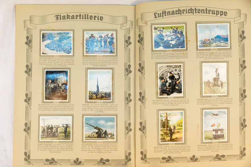 Aufkleberalbum "Die Deutsche Wehrmacht".