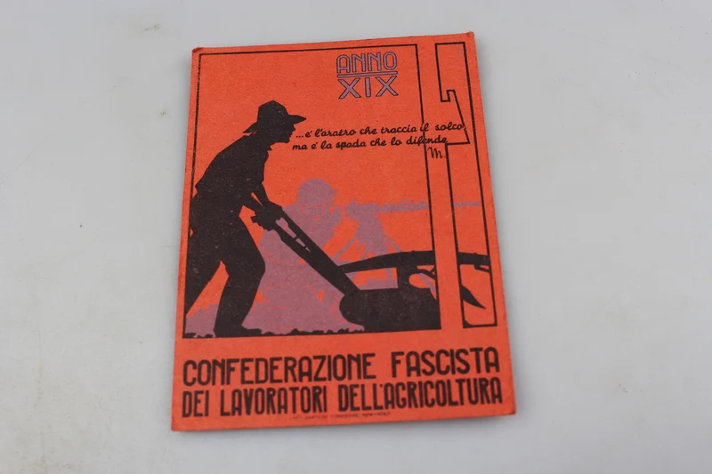 Karte der Landarbeiter des Faschistischen Bundes XIX°
