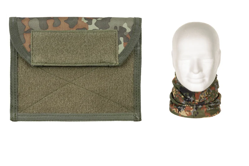 Tiktok Bundle Brusttasche + Rundschal (Flecktarn)